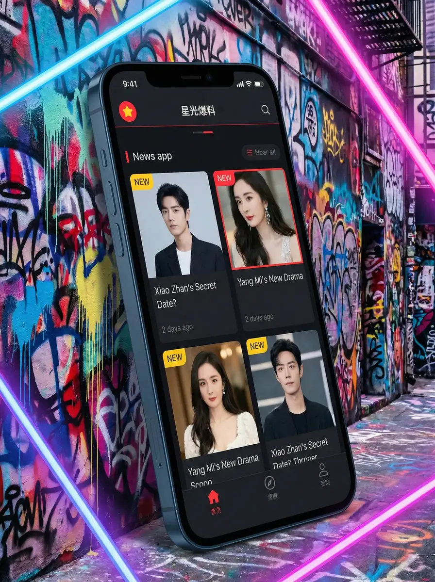 B为什么越来越小好 APP界面展示 - 掌上吃瓜神器